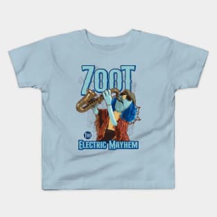 blue-haired saxophone electric mayhem Kids T-Shirt